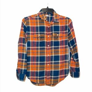 🤍 JCREW PLAID BUTTON UP